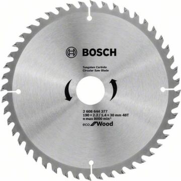 Bosch Optiline Eco 190x30 mm 48 Diş Daire Testere Bıçağı - 2608644377