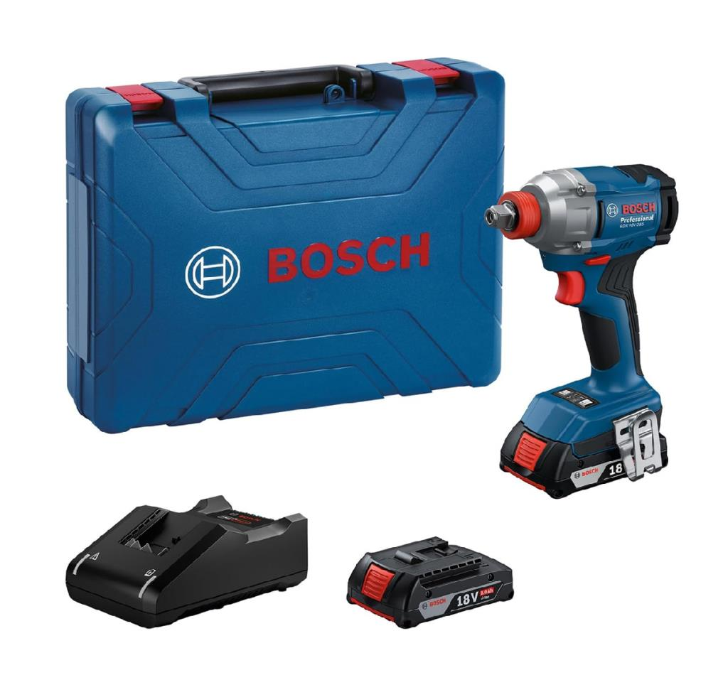 Bosch GDX 18V-285 2x2.0 Ah Akülü Darbeli Somun Sıkma