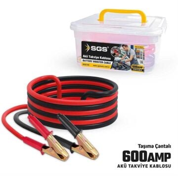 Sgs Akü Takviye Kablosu 600 Amp 2.3mt