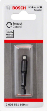 Bosch Impact Lokma Ucu Adaptörü Hex 1/4''