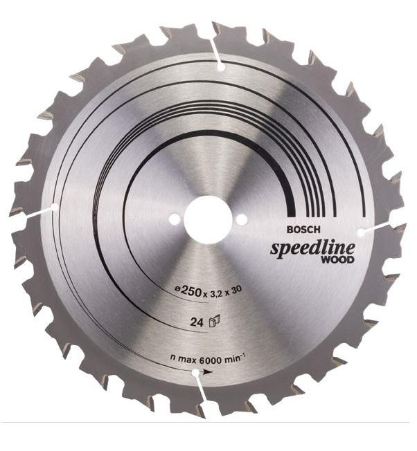 Bosch Daire Testere Bıçağı SE Wood 250x30  24 D