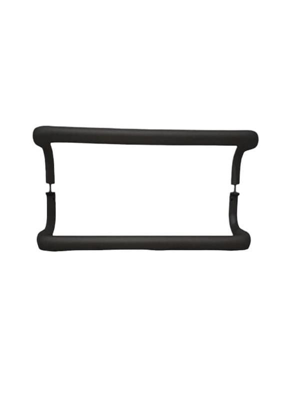 Alüminyum Kıvrık Kol Siyah Mat 9005 25X500 Mm