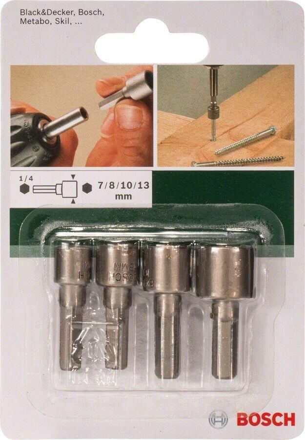 Bosch 4 Parçalı Lokma Seti 7/8/10/13 Mm 2609255904