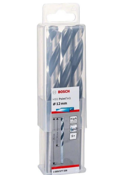 Bosch Hss Pointteq Metal Matkap Ucu 12,0mm 5 li