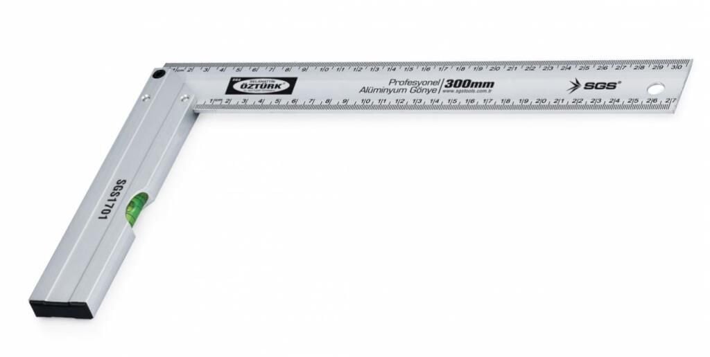 Öztürk Sgs1701 Gönye Alüminyum 300 Mm