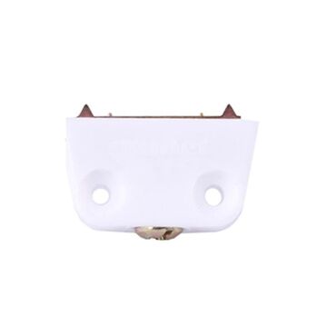 Samet Plastik Tırnaklı Dolap Çektirme Beyaz 100 Lü