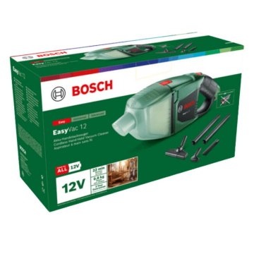 Bosch EasyVac 12 Akülü El Süpürgesi (Solo)