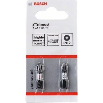 Bosch Impact Yıldız Bits Uç PZ2X25 mm 2li