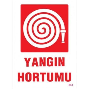 Uyarı Levhası Yangın Hortumu ''864''