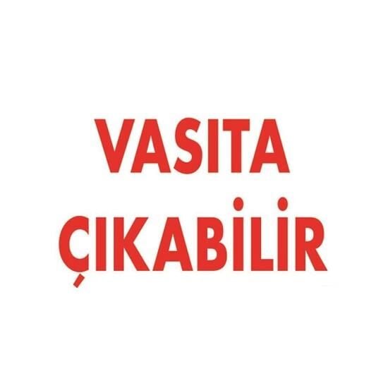 Uyarı Levhası Vasıta Çıkabilir ''1552''