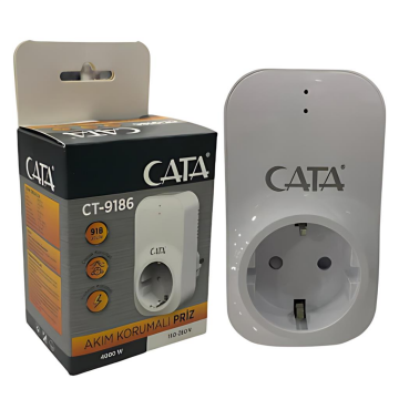 Cata CT-9186 Akım Korumalı Priz 4000W 220-240V