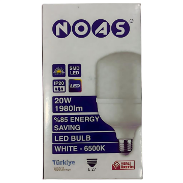 Noas 20w Torch Ampül YL95-2001 - Beyaz