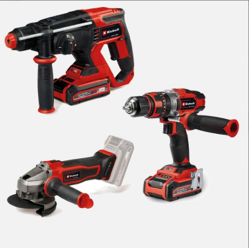 Einhell TE-TK 18/3 Li+2 (CD+AG+HD) Akülü Set