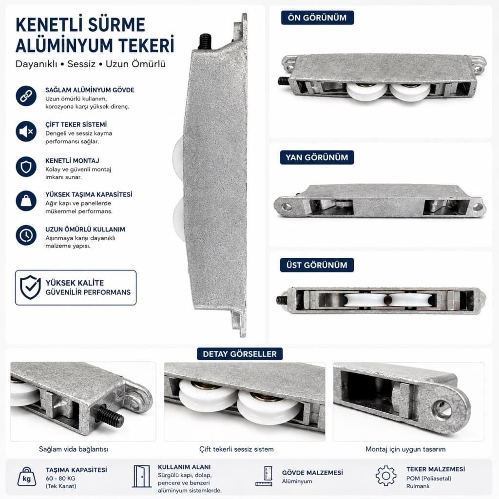 Kenetli Sürme Alüminyum Tekeri