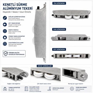 Kenetli Sürme Alüminyum Tekeri