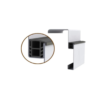 Çelik Kapı Kasa Fitili Contası ÇK-01 Siyah 6 mt