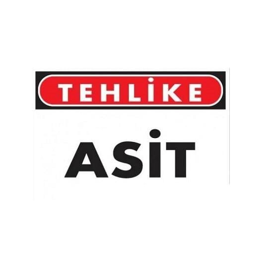 Uyarı Levhası Asit