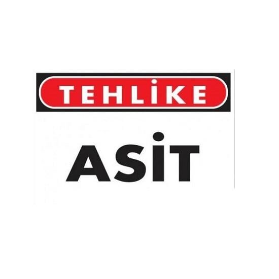 Uyarı Levhası Asit