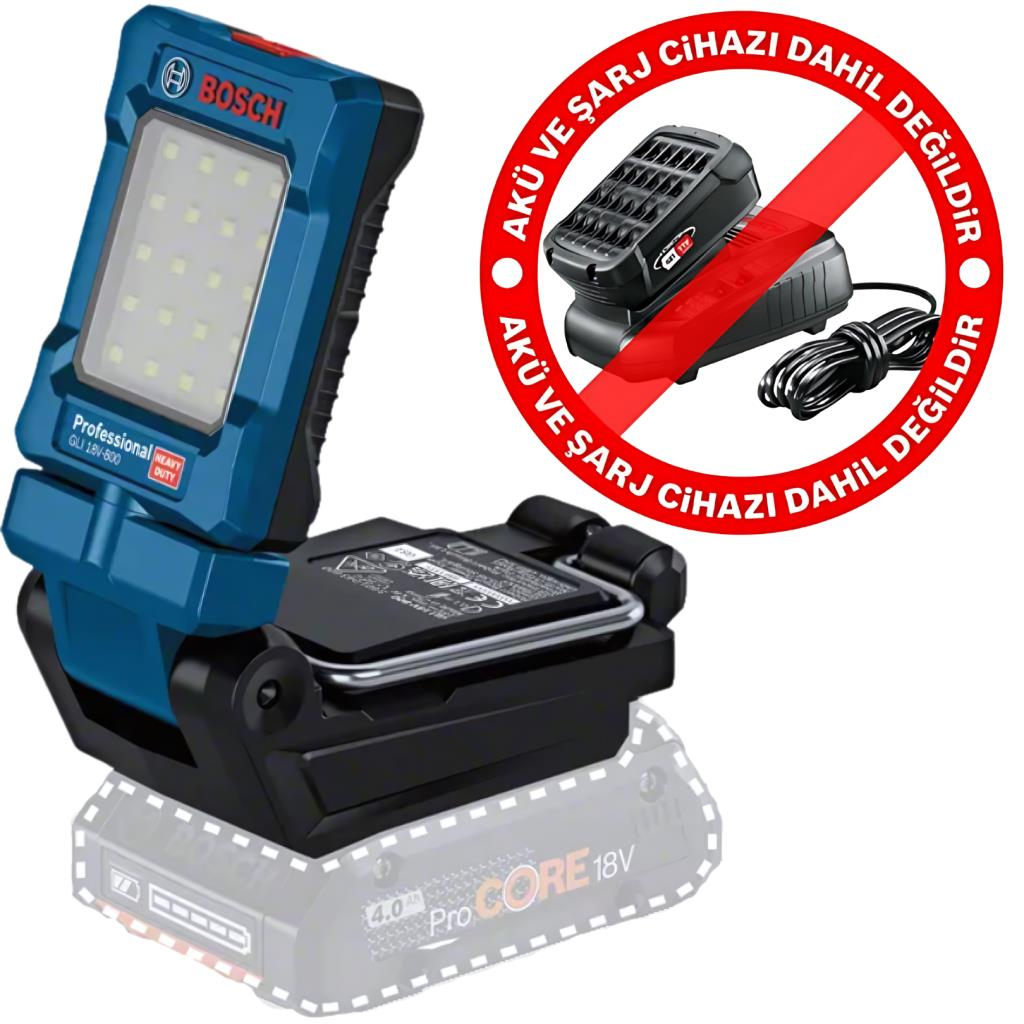 Bosch Professional GLI 18V-800 Hw Akülü Lamba(SOLO)