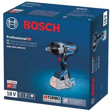 Bosch GDS 18V-1600 HC Akü.Dar.Somun Sıkma Mak.Solo