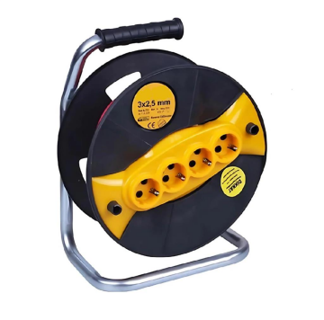 Meridyen 4lü Grup Makaralı Uzatma Kablo 3x1.5 35mt