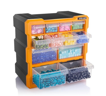 Super Bag ASR-6007 Küçük Monoblok Çekmece 12 li