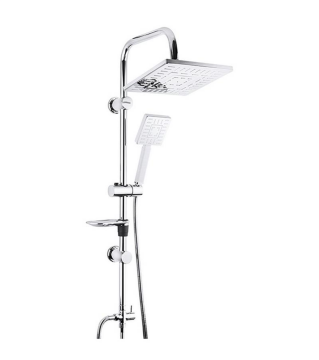 Kare KDU-11060 Safir Robot Duş Seti Krom