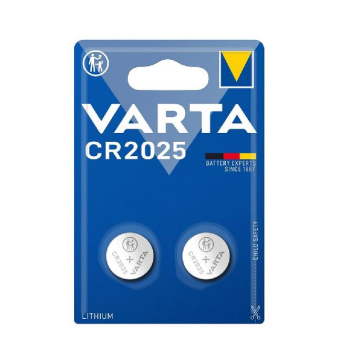 Varta CR2025 3V Lityum Elektronik Düğme Pil 2li