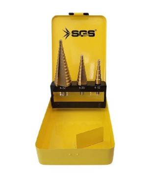 Sgs Hss Kademeli Matkap Ucu Seti 4-12/4-20/4-32mm