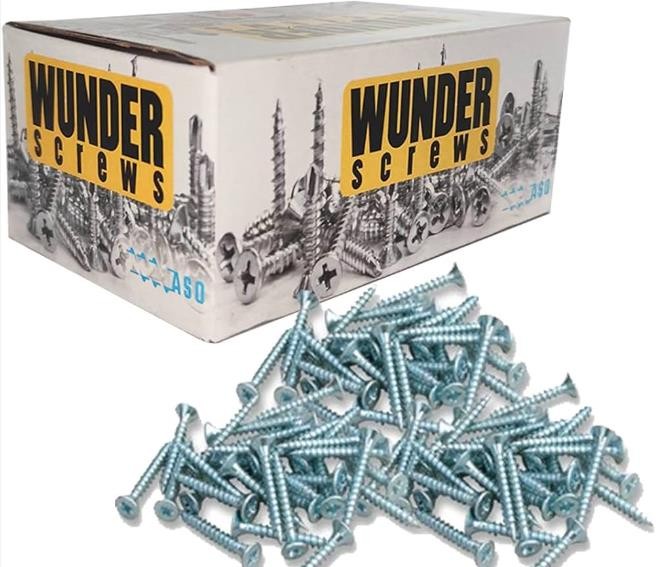 Wunder 5.0x40 Sunta Vidası 200 Lü Paket