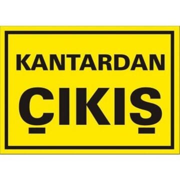 Uyarı Levhası Kantardan Çıkış ''1579''