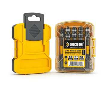 Sgs Ph2 65mm Manyetik Çift Yönlü Bits Uç Black-pro 10lu