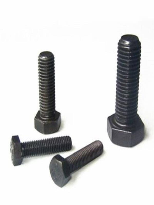 M12X45 DIN933 Cıvata(ALTIGEN) 8.8 Siyah 5 Li Paket