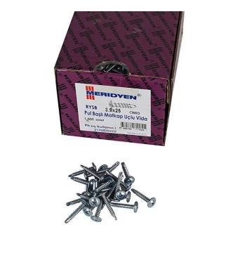Meridyen Pul Başlı RYSB Muv 3.9x25 1000 Li Paket
