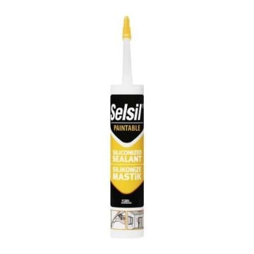 Selsil Silikonize Mastik Kahve Brown 500gr