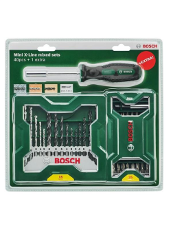 Bosch X-Line 40+1 Parça Vidalama & Matkap Ucu Seti