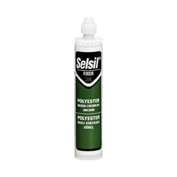 Selsil 2K Polyester Bazlı Kimyasal Dübel 300 ml.