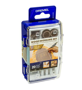 Dremel 681 Ahşap İşleri Aksesuar Seti 20li