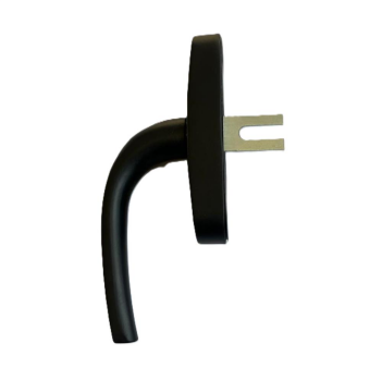 Alüminyum Eksenel Pencere Kol Tek Dilli Siyah