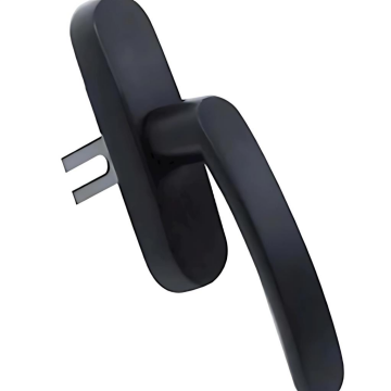 Alüminyum Eksenel Pencere Kol Tek Dilli Siyah