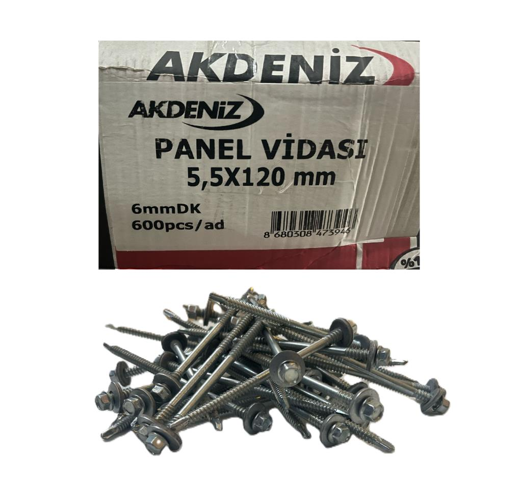 Akdeniz Trapez Panel Vida 5.5x120 6mm 600 lü Paket