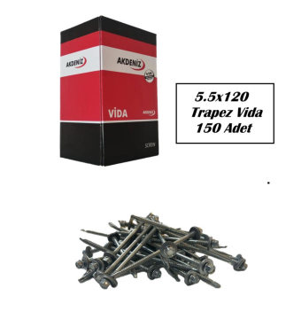 Akdeniz Trapez Panel Vida 5.5x120 6mm 150 li Paket