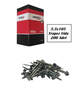 Akdeniz Trapez Panel Vida 5.5x105 6mm 200 lü Paket
