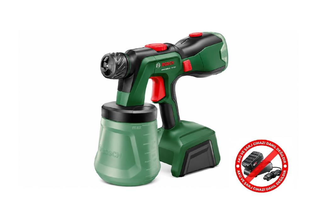 Bosch AdvancedSpray 18V-500 Boya Tabancası Solo