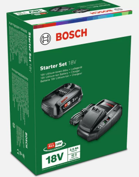 Bosch 18 Volt Starter Kit (2,5 Ah+Şarj Cihazı) - 1600A00K1P