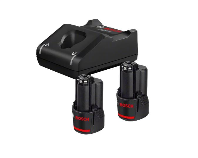 Bosch GBA 12V 2x2.0 Ah + GAL 12V-40 Yedek Akü