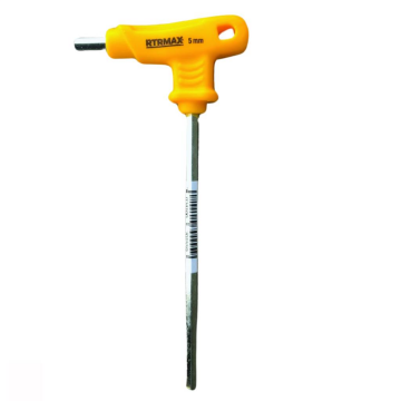 Rtrmax Saplı T Alyan Anahtar 5.0x125mm