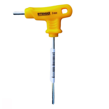 Rtrmax Saplı T Alyan Anahtar 3.0x80mm