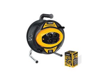 Sgs2135 4lü Makaralı Uzatma Kablo 3x2.5 40mt