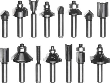 KWB 8mm 15 Parçalı Freze Seti 49757291